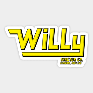 Willy Tractor Co. (Alt) Sticker